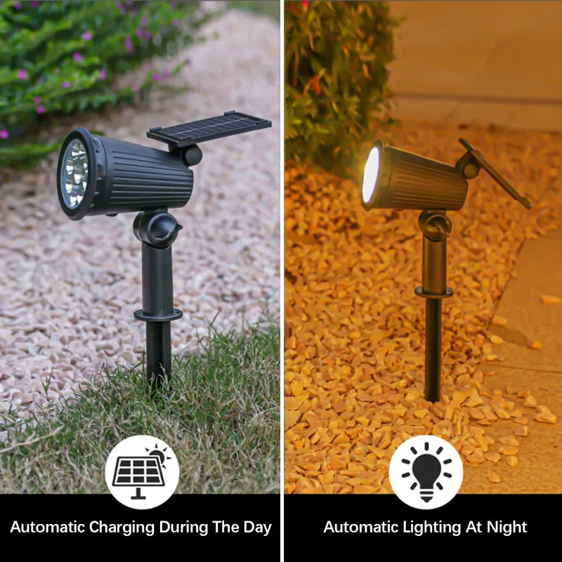 9 LEDs Solar NI-MH Waterproof IP65 Protection Adjustable Spotlights/ Voltage: 1.2V