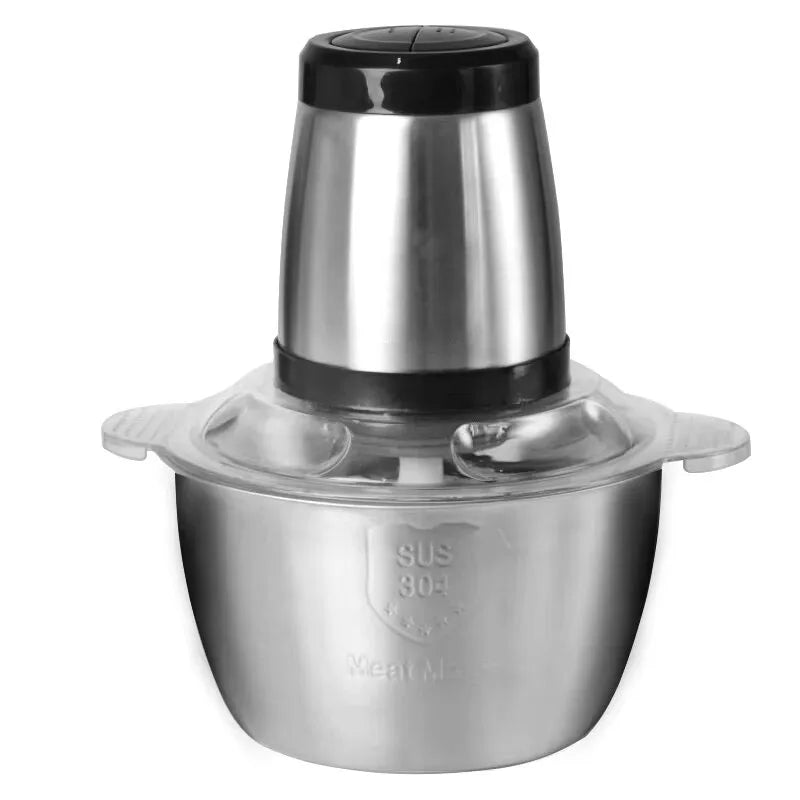 Multifunctional Kitchen 2 Speed Stainless Steel Electric Meat Chopper Grinders/ 250W/Colors-Silver/White