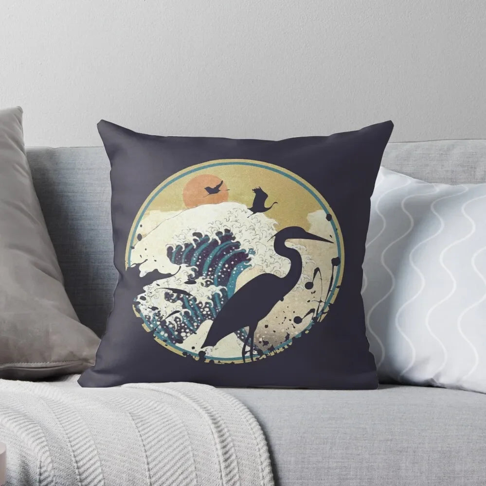 100% Polyester Square Chinese Style Pillowcases/Colors-Animal/Red/Multicolor/Yellow/White/Navy/Gray