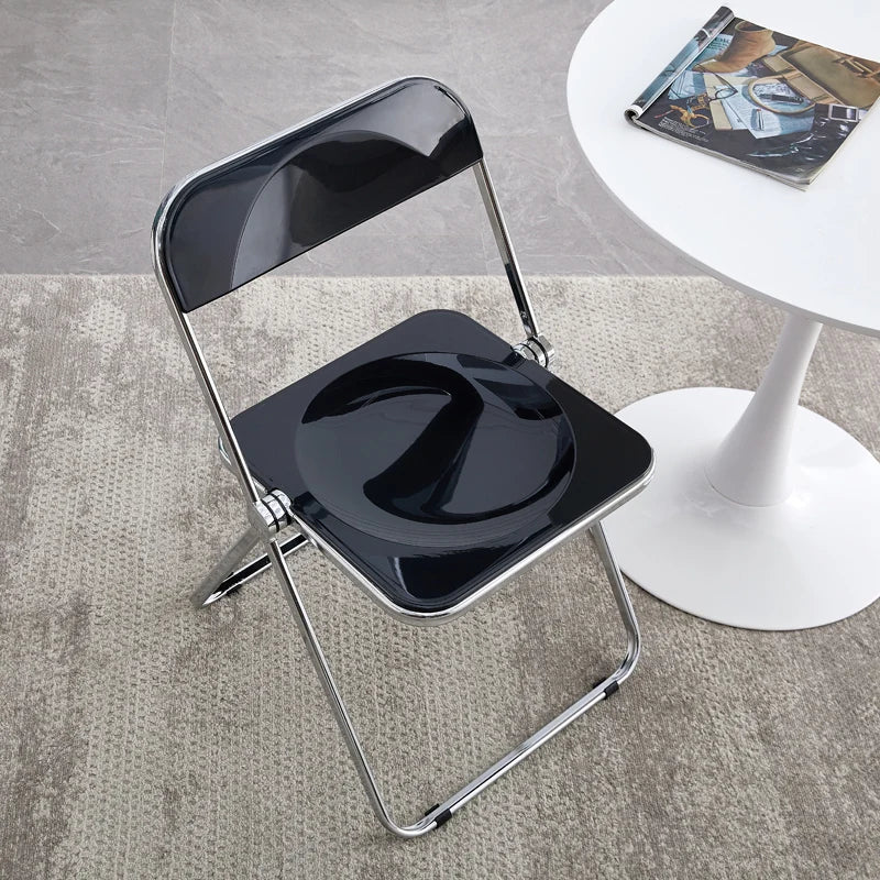 Small Round Dining Tables/ Wood Panels/Chair Color-White/Blue/Red/Pink/Black/1 White Fold Table/ Black Table-3 Sizes 60cm/70cm/80cm/ Colors-White/Clear/Blue/Black