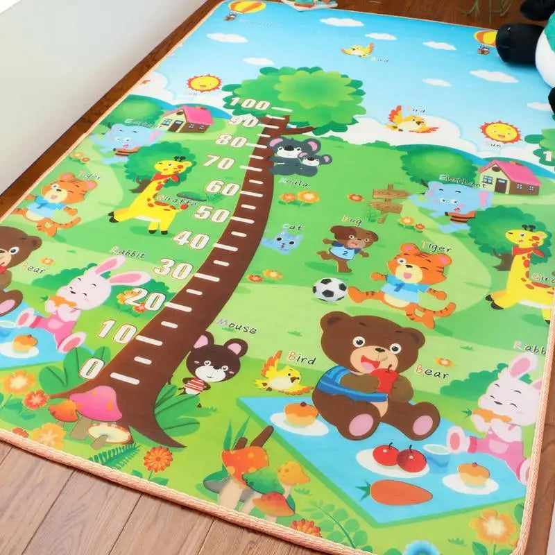 Babies Kids Rectangle Early Educational Development Colorful Thick Soft Foam-Plastic Aluminum Covered Bottom Play Rugs / Ages: 12 Months-12 + Years Old/Colors-Animals/Multicolor