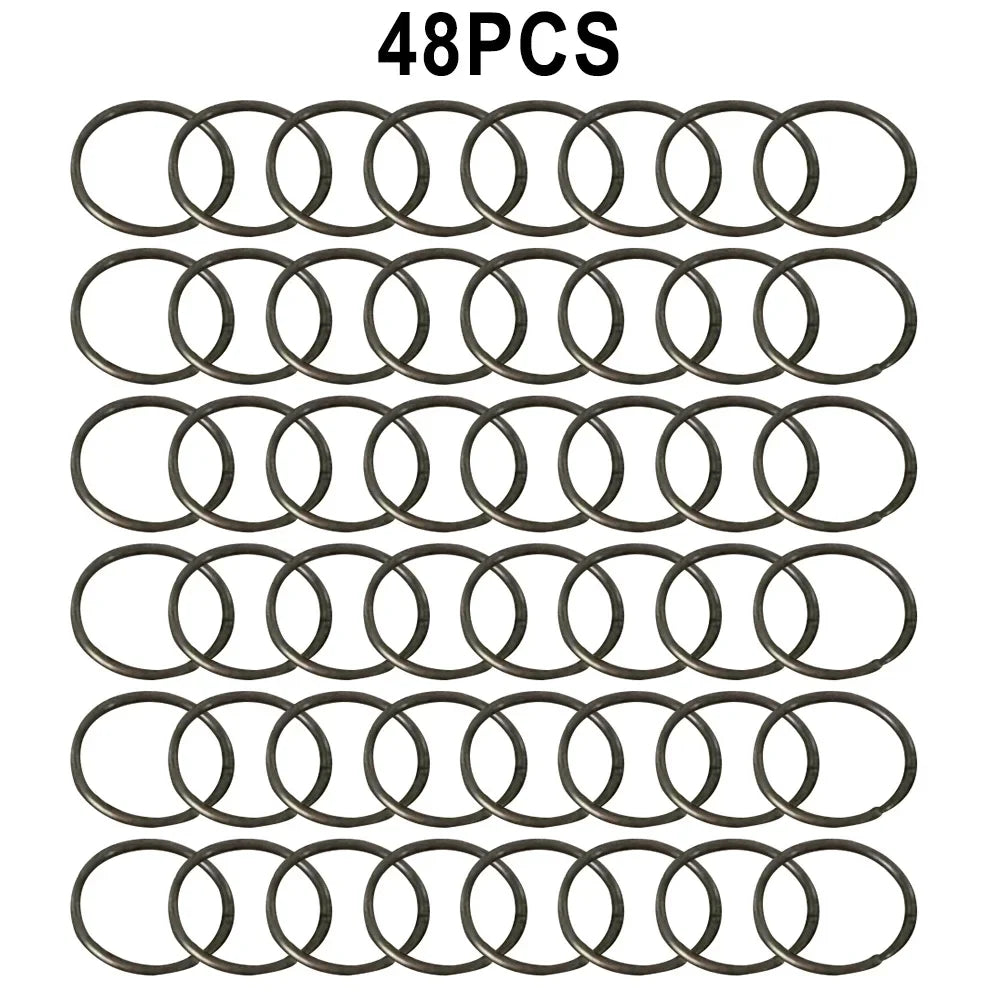 12Pcs Hollow Metal Partition Divider/Colors-/Iron Rings/ White/Black/Red/Floral/Geometric/Size:40 x 40 x 0.1 cm
