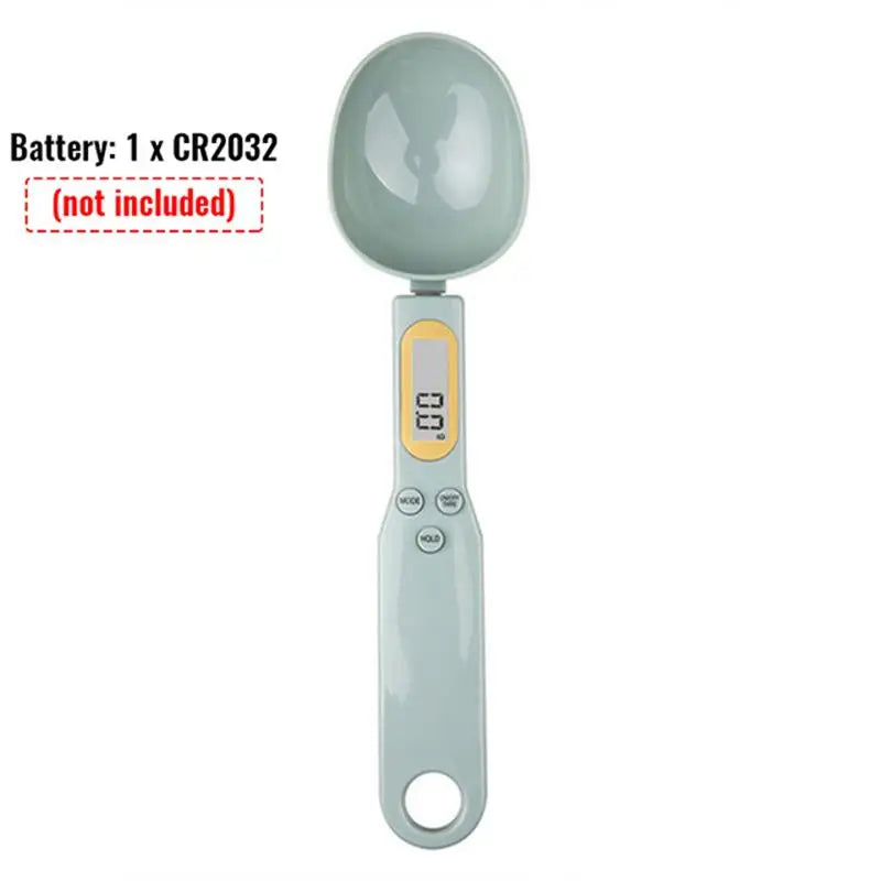 LCD Digital Display Plastic Measurement Adjustable Weighing Spoons/ Colors-White/Pink/Green/Gray/ Red