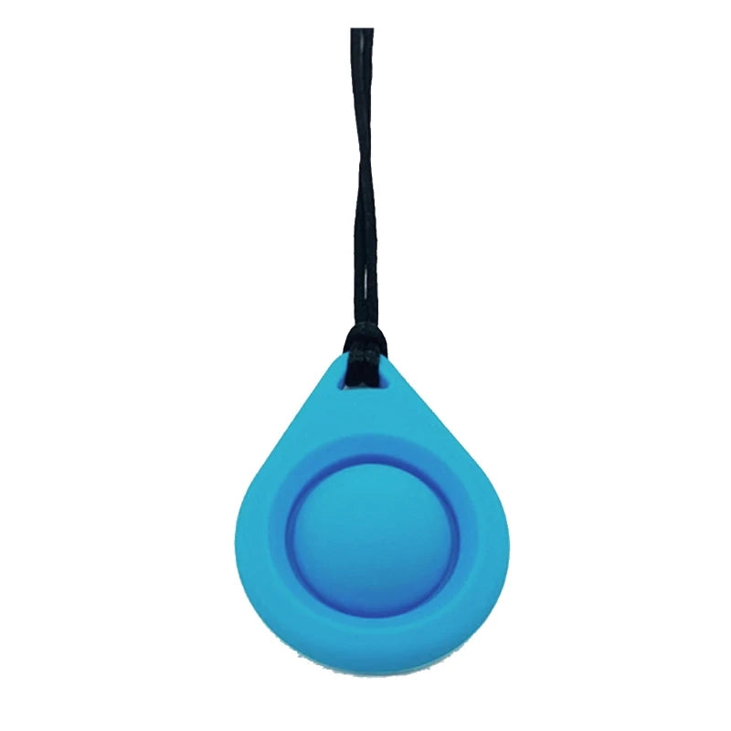Baby Silicone Teether Necklaces/Ages: 1-2 Years Old/Colors-Yellow/Black/Red/Multicolor/Blue/Green/Pink