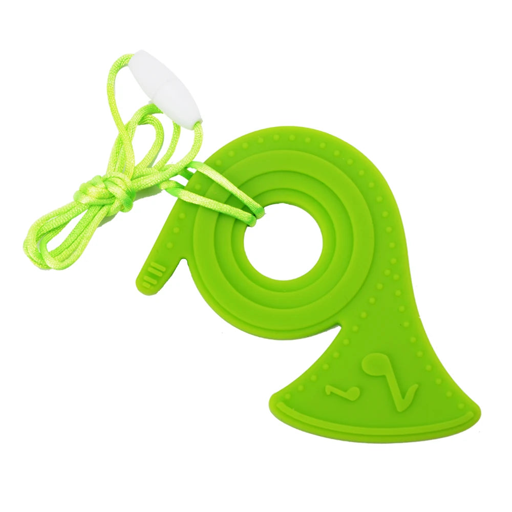 Animal Shaped Baby Silicone Teether Necklaces/Ages: Newborn-3 Years Old/Colors-Multicolor/Brown/Blue/Green/Purple/Pink