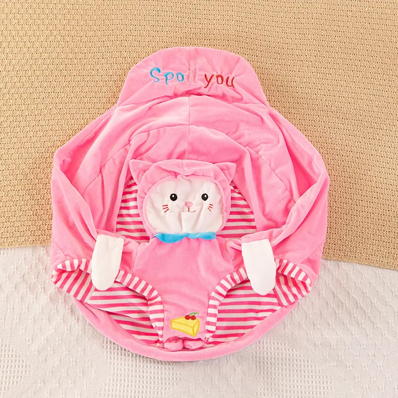 Babies-Toddlers Soft Plush Velvet Fabric Upholstered Padded Electric Embroidery Cute Cartoon Animal Images Anti-Slip Bottom Supported Learning Seat Chairs/Colors-White/Blue/Pink/Yellow/Striped/Multicolor/Checkered/Animals