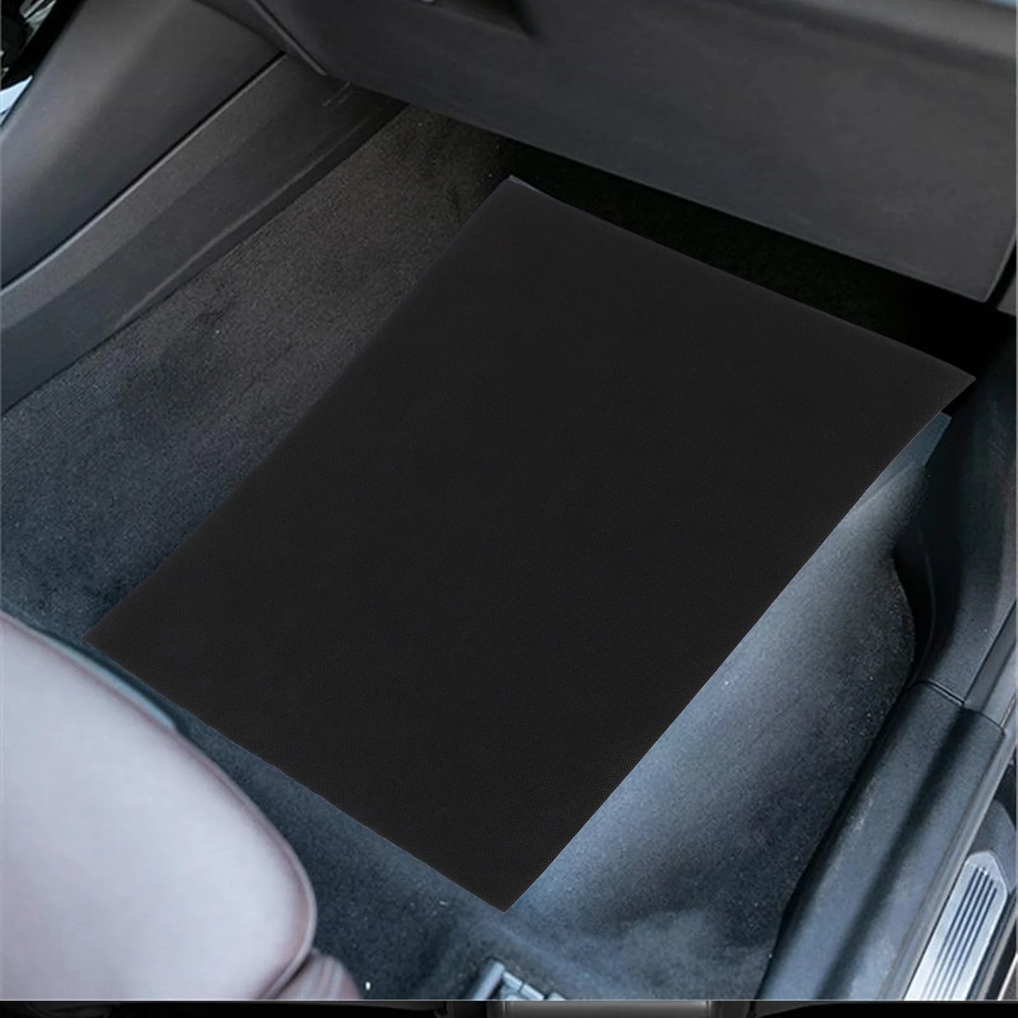 50PCS Set New Black Plastic Non-Woven Fabric Anti-Slip Universal Fit Car Interior Floor Mats