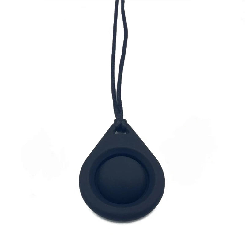 Baby Silicone Teether Necklaces/Ages: 1-2 Years Old/Colors-Yellow/Black/Red/Multicolor/Blue/Green/Pink