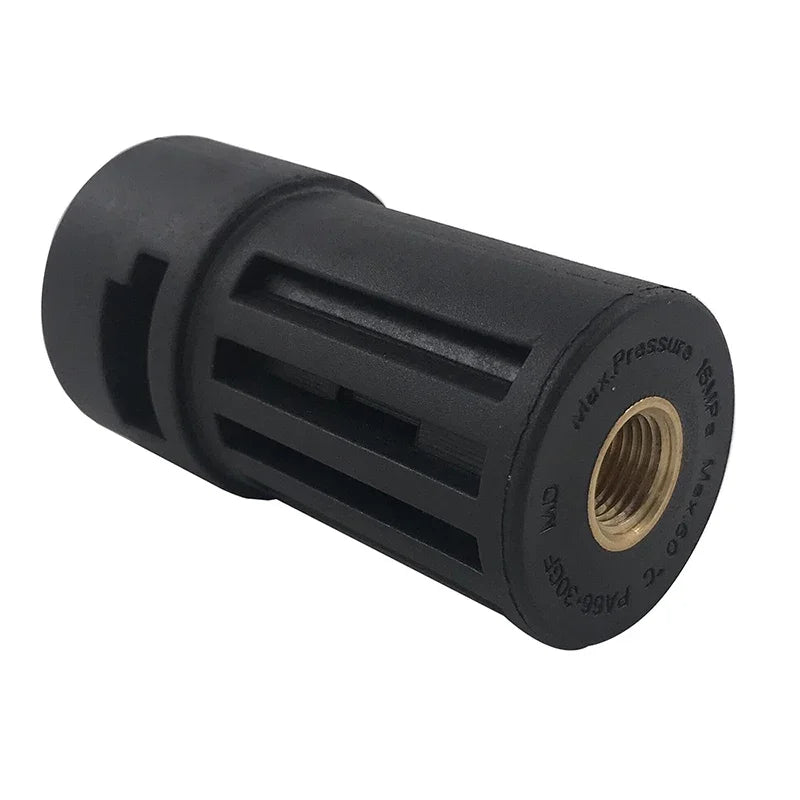 KARCHER Black Body 1/4 Inch Quick Connect Adapters To The Gun-Hose Pressure Washer Accessories/Colors-Black/Silver/Gold