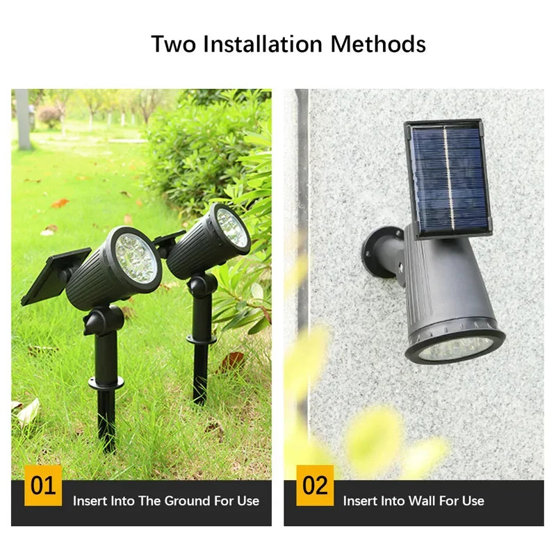 9 LEDs Solar NI-MH Waterproof IP65 Protection Adjustable Spotlights/ Voltage: 1.2V