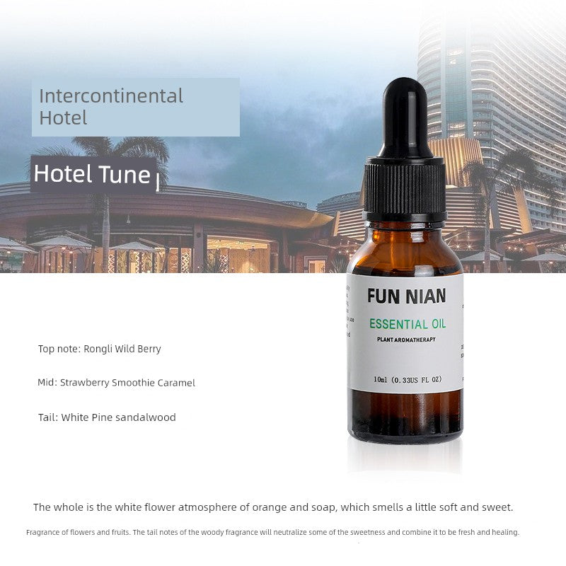 Fun Nian Water-Soluble Plant Aromatherapy Essential Oil Bottle Cap Dropper Design For Humidifier/Colors-Black/Brown/White/Blue/Multicolor