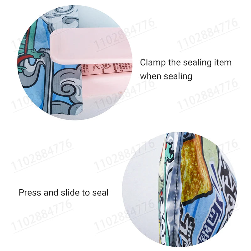 Mini Sealing Machine Package Sealer Vacuum Sealer Clips Portable Sealing Kitchen Accessories Plastic Bags Sealers Home Seal Clip