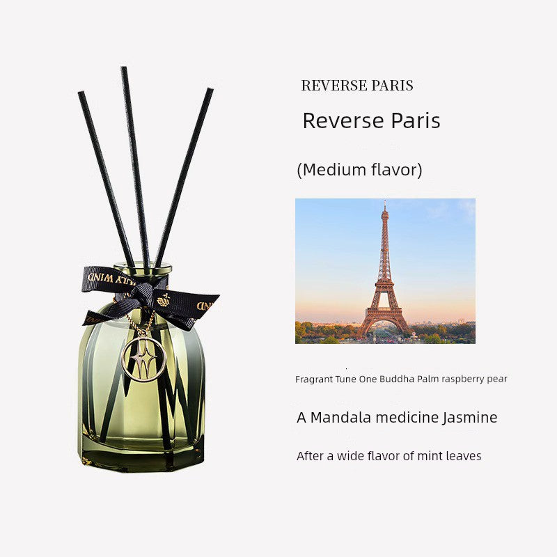 Firmenich Plant Aromatherapy Fragrances Natural Plant Extracts Chanel-Dior-Armani Raw Spices Reed Diffuser Round Bottles/Colors-Green/Black/Gold