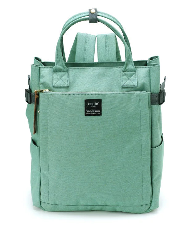 Women Softback Waterproof Polyester Zipper Nylon Backpacks/Back Straps-2 Handles/ 2 Side External Pockets-External Zipper Front Pocket/Built-In Laptop Compartment/Colors-Green/Pink/Red/Black/Gray