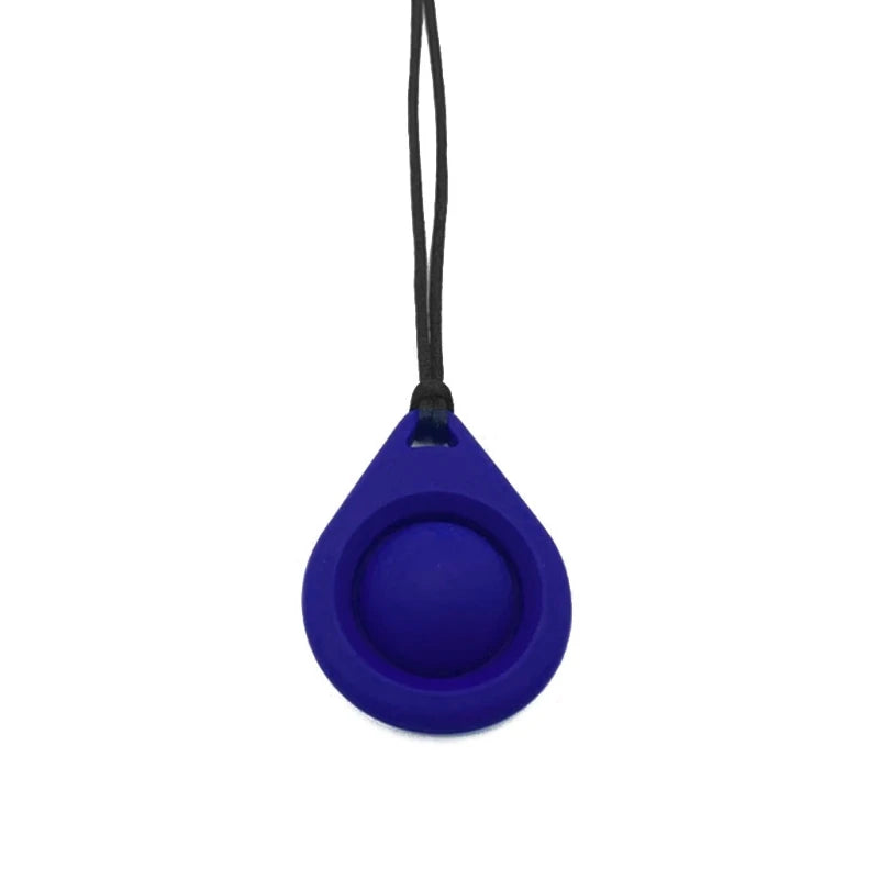 Baby Silicone Teether Necklaces/Ages: 1-2 Years Old/Colors-Yellow/Black/Red/Multicolor/Blue/Green/Pink