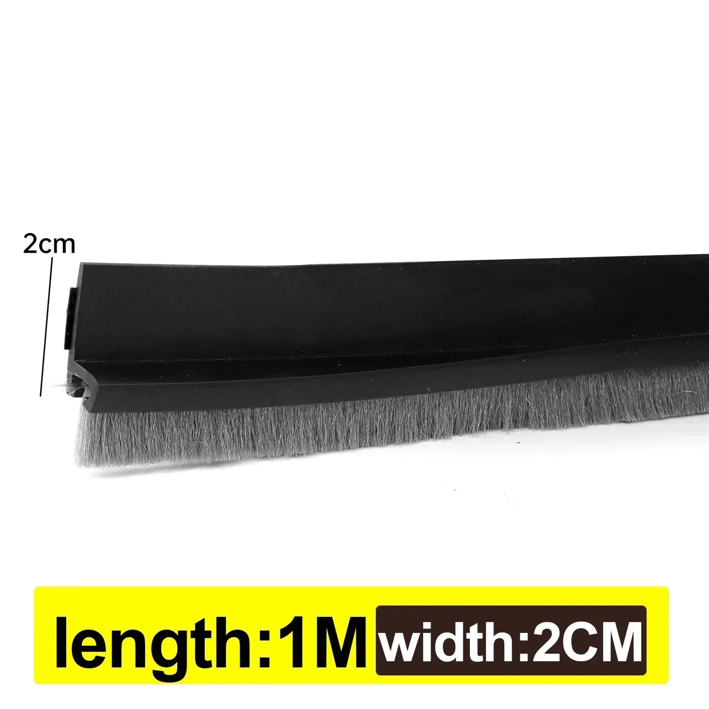 TPE Thermoplastic Elastomer Sound-Wind-Dust-Bug Proof Under Door Sweeps/Non-Self Adhesive/Colors-Brown/Gray/Black