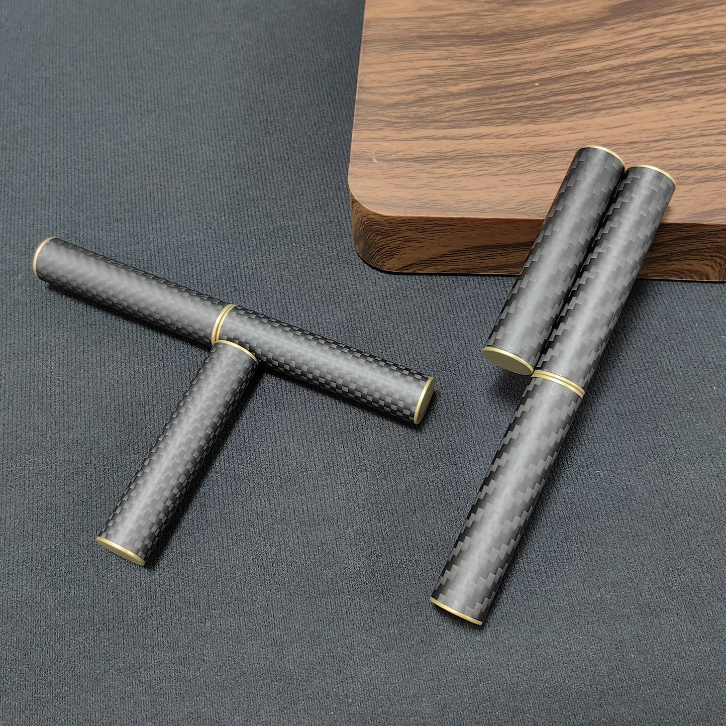 Young Adults Black Checkered Design Metal Magnetic Tri-Section Round Cylindrical Stick Rotating Fidget Toys/Ages: 13-!8 + Years Older