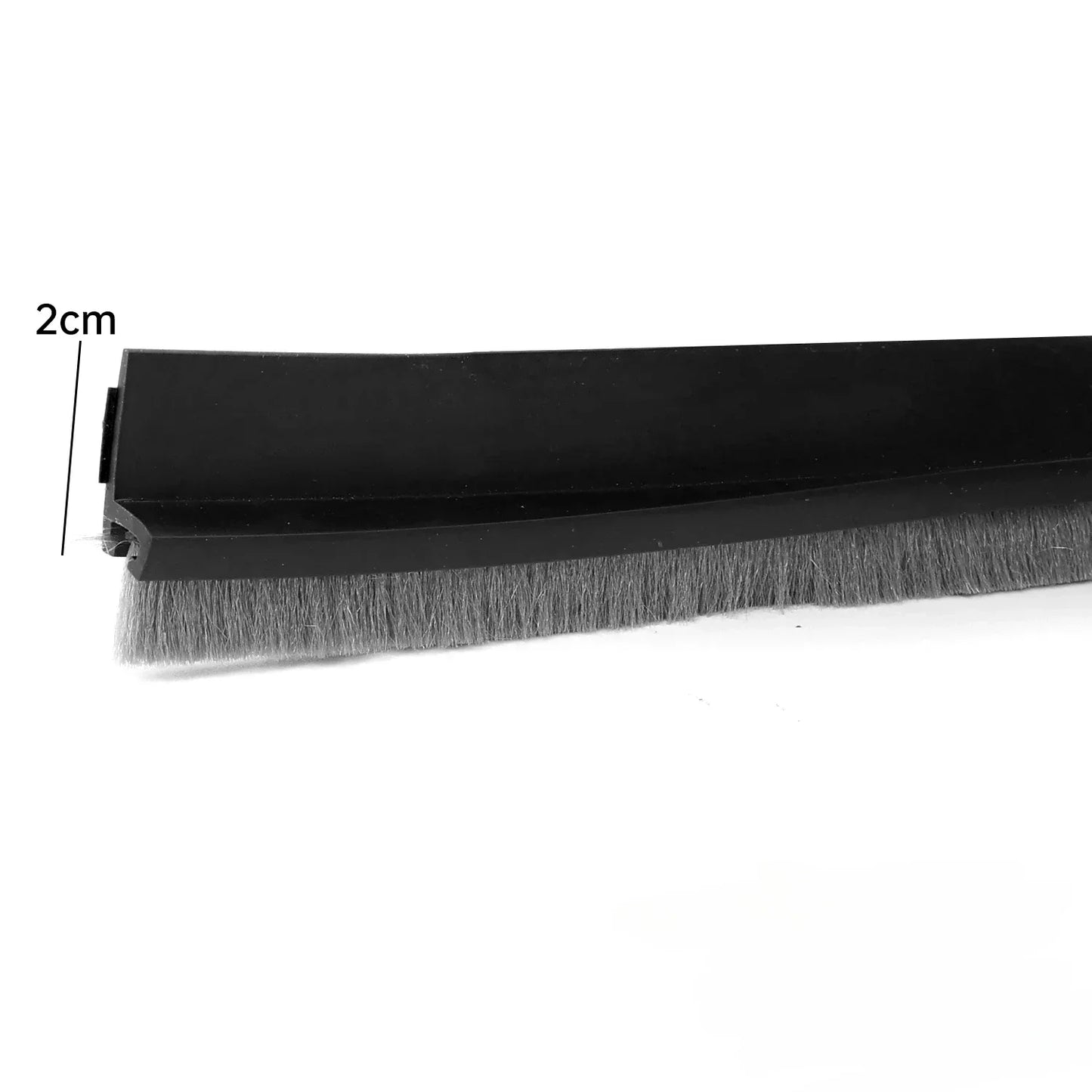 5/3/1M Door Bottom Brush Seal Strip with Brush Dust Prevent Rubber Blocker Insect Proof Reduce Noise Self Adhesive Seal Strips