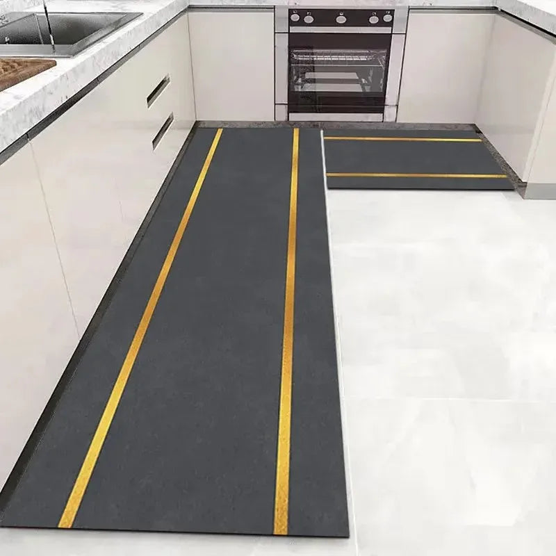 Kitchen Long-Small Rectangle Indoor Modern Hand-Machine Washable Anti-Slip Waterproof Polyester Rugs/Colors-Blue/Gray/ Multicolor/ Black/Green/White/Geometric/Dots