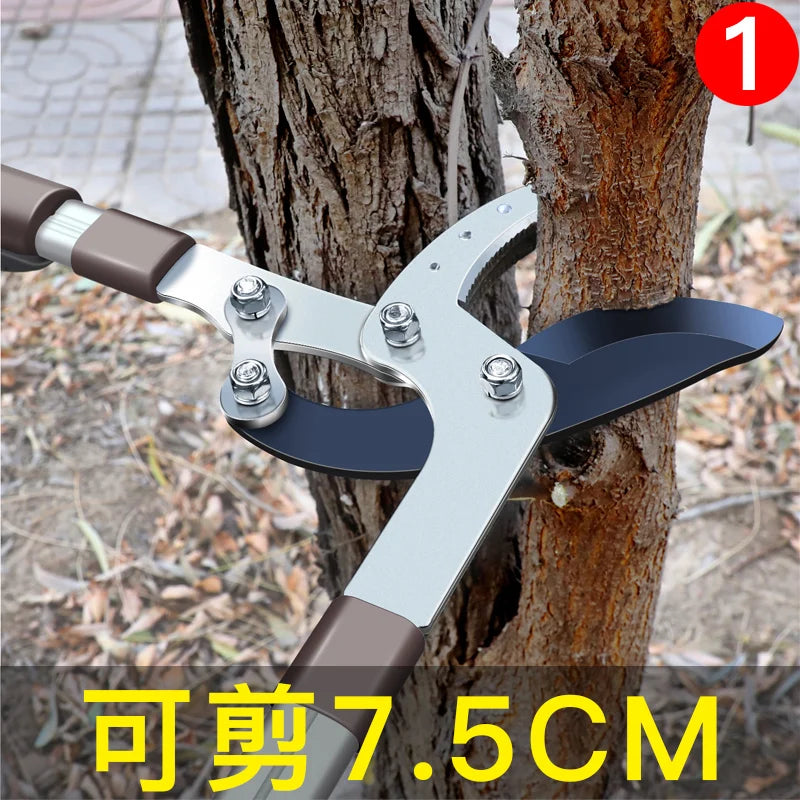 AIRAJ Bypass Pruning Shears with Gear-Operated Cutting System Cuts Branches Thicker than 30 MM SK-5 Steel intensification Blade