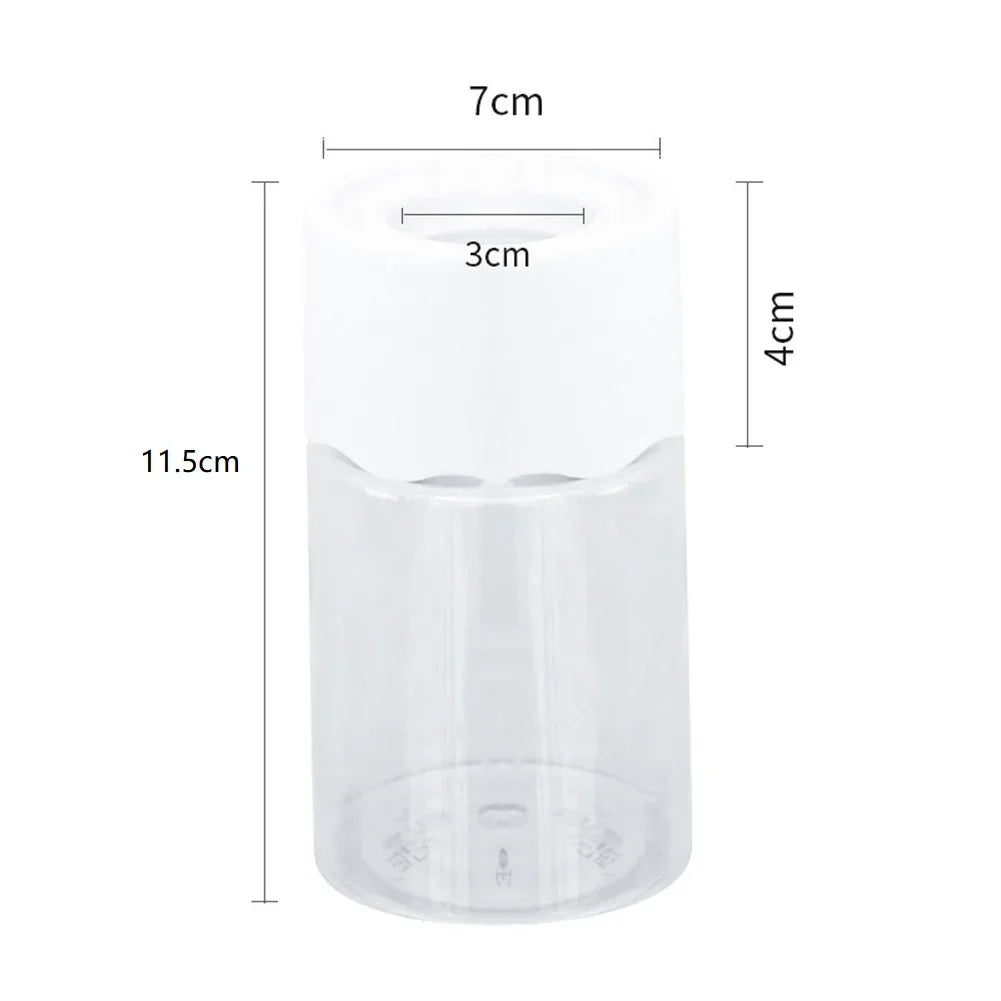 Plastic Transparent Imitation Glass Mini Hydroponic Flower Vases/Colors-White/Clear