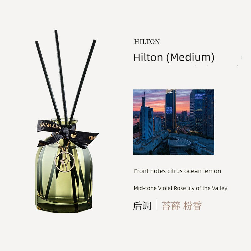 Firmenich Plant Aromatherapy Fragrances Natural Plant Extracts Chanel-Dior-Armani Raw Spices Reed Diffuser Round Bottles/Colors-Green/Black/Gold