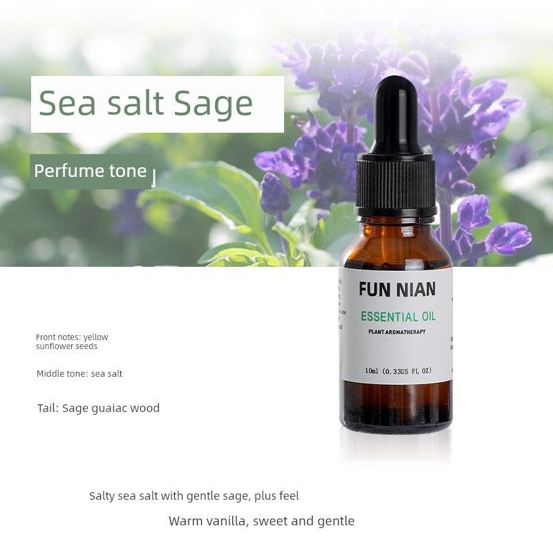 Fun Nian Water-Soluble Plant Aromatherapy Essential Oil Bottle Cap Dropper Design For Humidifier/Colors-Black/Brown/White/Blue/Multicolor