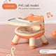 Babies-Toddlers Plastic Small Detachable Table Tray Double-Plated PVC Model Cushion Dining High Chairs/Colors-Pink/Orange/Blue/Clear/Multicolor/White/Dots/Beige/Animal/Ages: Newborn 0-6 Years Old
