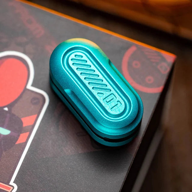 Metal Mini Pod Fidget Haptic Slider Magnetic EDC Fidget Toys/Ages: 14-18+Years Old/Colors-Pink/Red/Green/Blue
