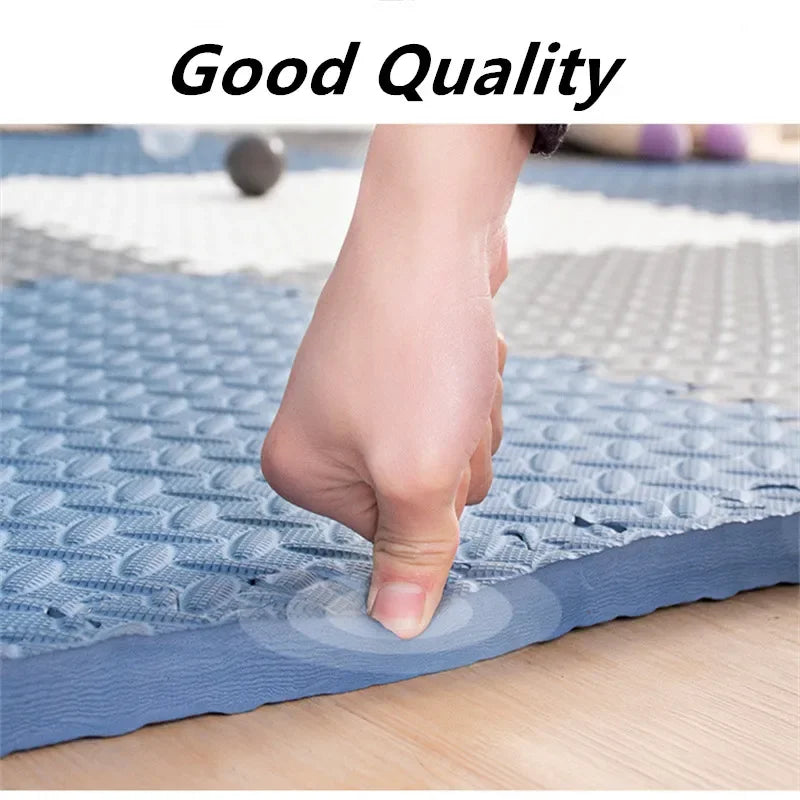 Tatame Babies 6 PCS Set Thick Strong Cuttable Elastic Split Interlocking Foam Joint Anti-Slip Bottom Playroom Floor Mats/Colors-Multicolor/Pink/Gray/White/Purple/Beige/Geometric