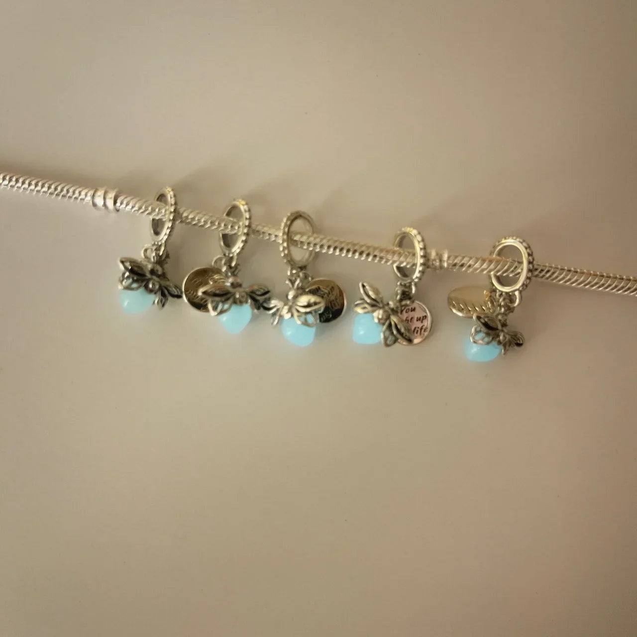 925 Sterling Silver Firefly Charms Beads Glow in The Dark Pendant Fit Original Bracelet Fine Jewelry Love Gifts Diy for Women