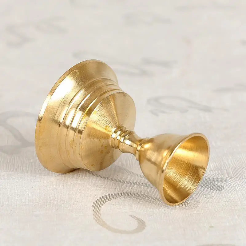 Decorative Gold Brass Tealight Candleholders/Sizes: S-L