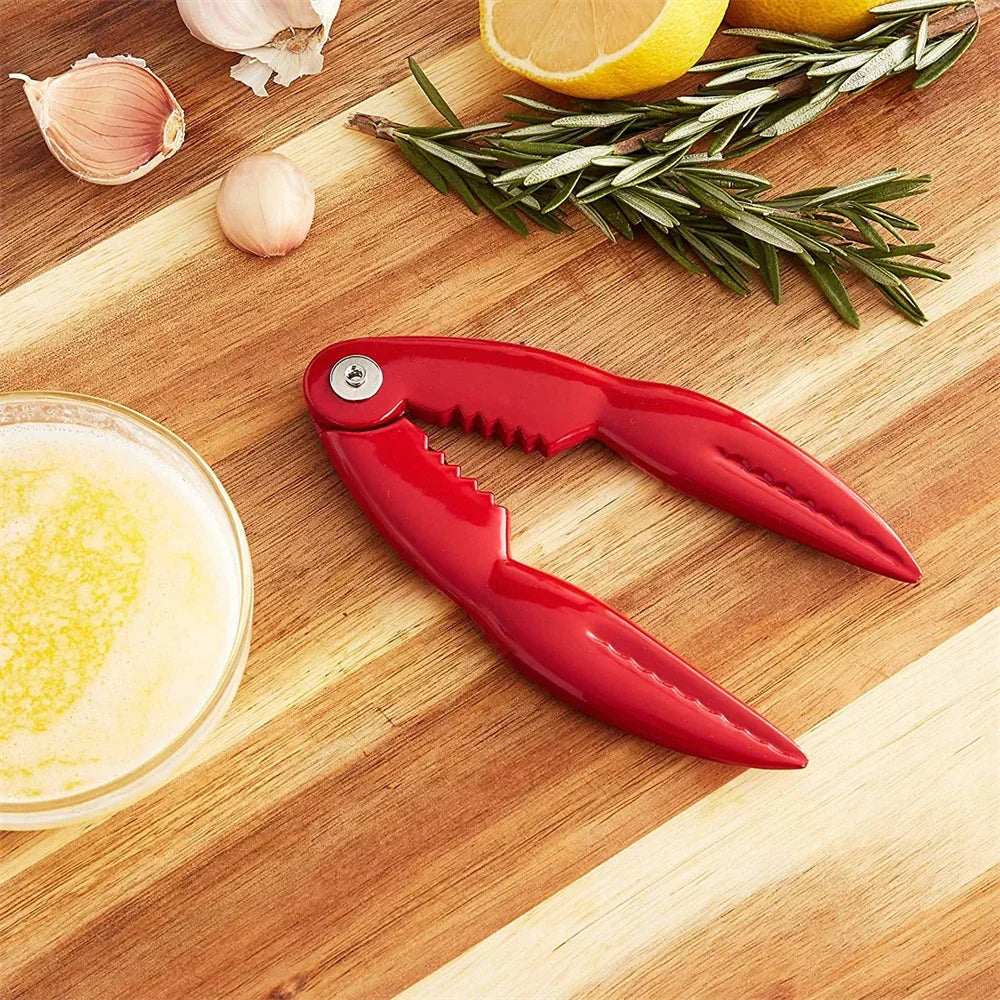 Kitchen Maine Man Seafood Lobster-Crab Cracker Pliers/Colors-Red/Silver