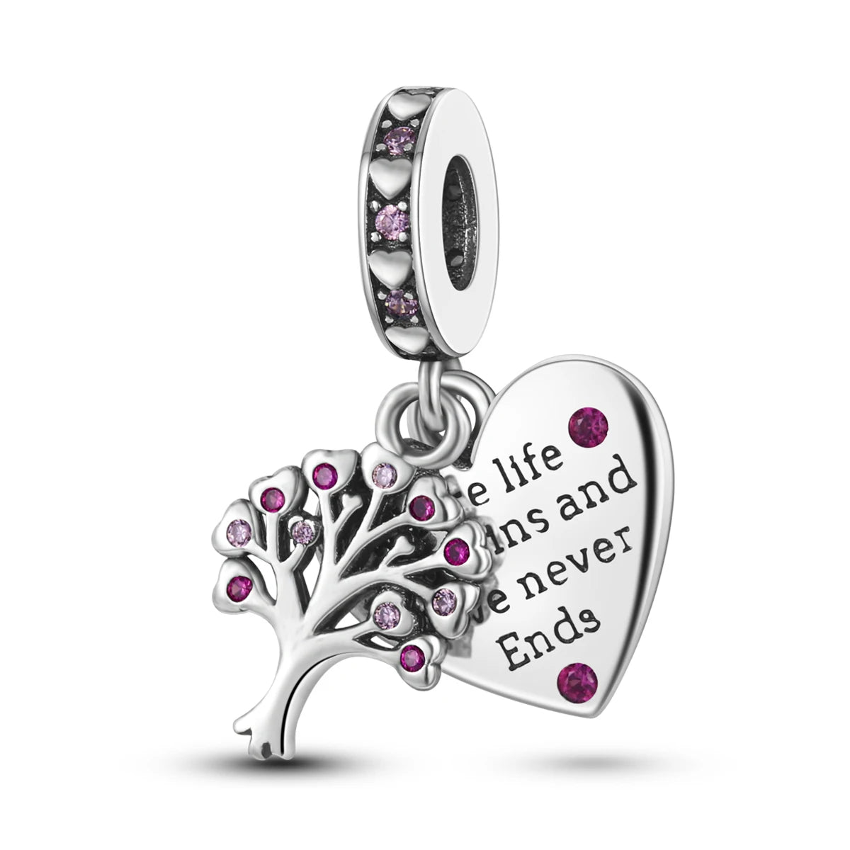 Fine Irregular Silver Plated Round Charms-Pendants Rope Link Bracelets/Colors-Silver/Pink/Multicolor/Floral/Animal