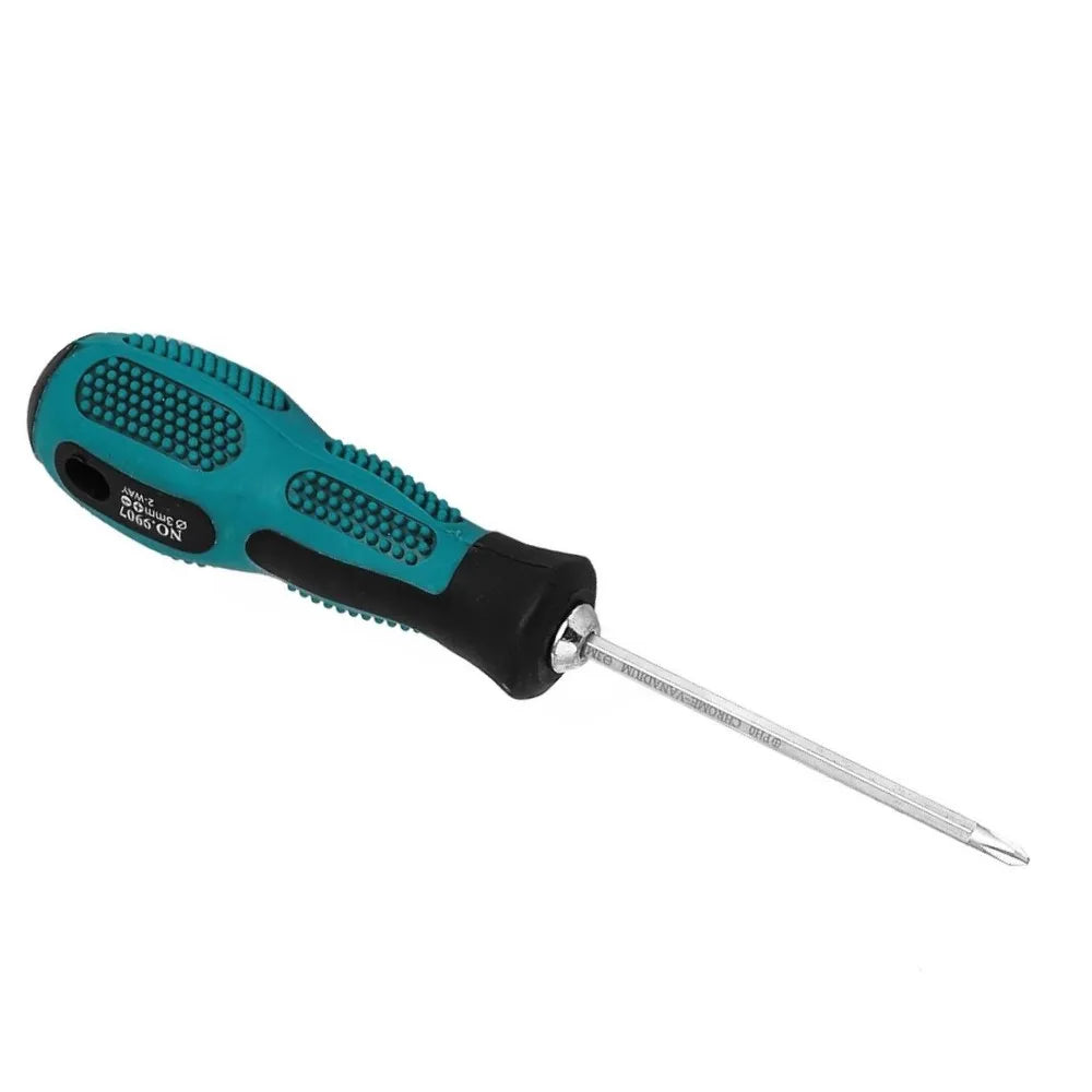 Plastic Hand Tools Double Screwdriver Screwdriver 75 X 3mm Shaft Size Chrome Vanadium Steel Magnetic Universal
