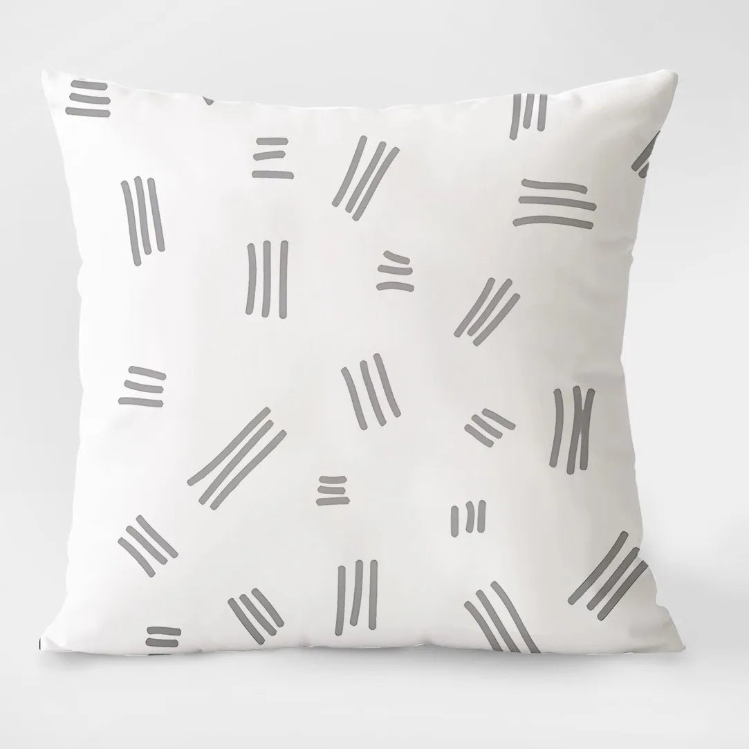 100% Polyester Simple Geometric Print Pillowcases