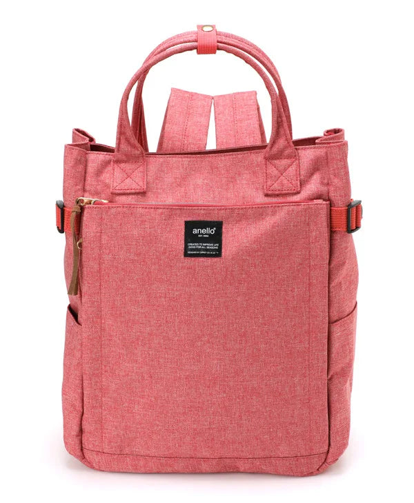 Women Softback Waterproof Polyester Zipper Nylon Backpacks/Back Straps-2 Handles/ 2 Side External Pockets-External Zipper Front Pocket/Built-In Laptop Compartment/Colors-Green/Pink/Red/Black/Gray