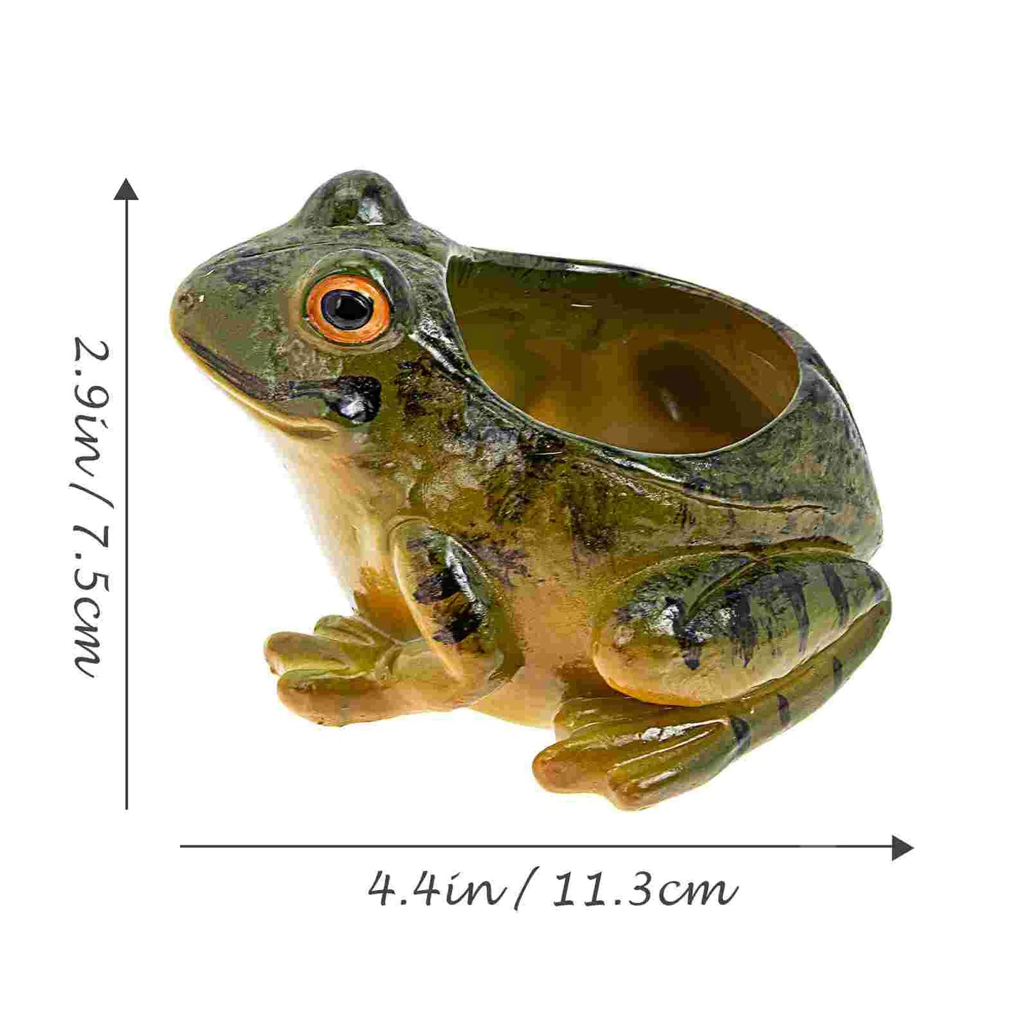 Ceramic Planter Frogs Shape Bonsai Pot Model Succulent Glass Vase Creative Ceramic Frogs Pot room belcony adorn deco
