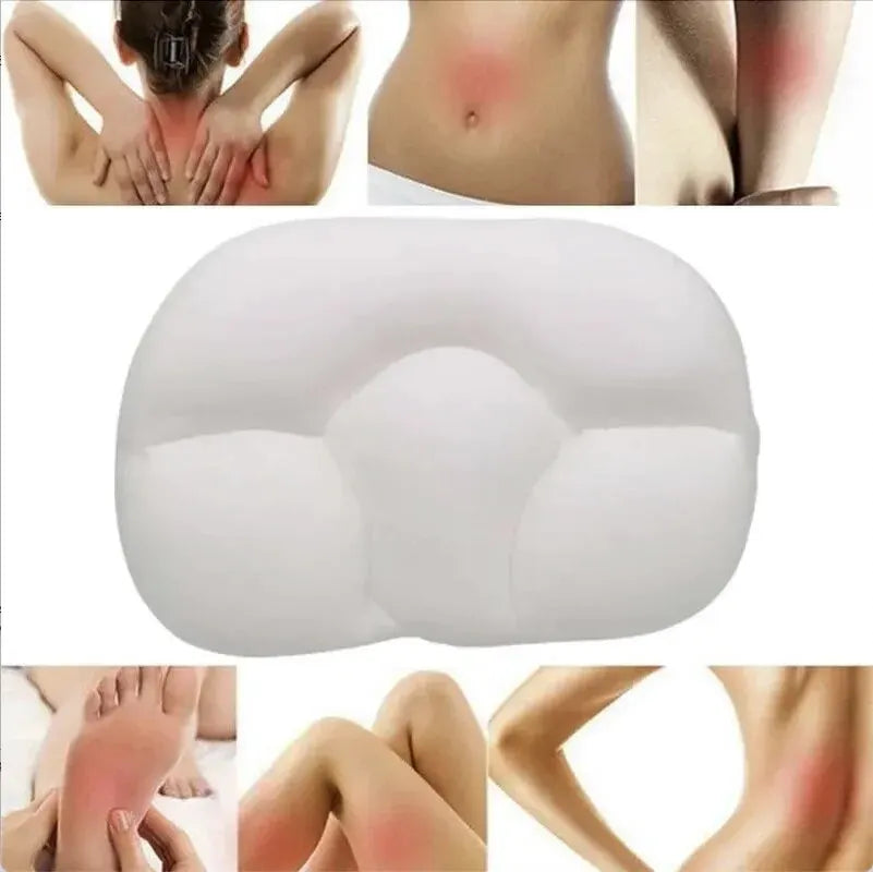 Comfortable 100% Curved Wave Shape Memory Foam Lightweight Portable Soft Cloud Polyester Adapts To Your Body Shape Pillows/Colors-White/Dark Gray/Light Grays