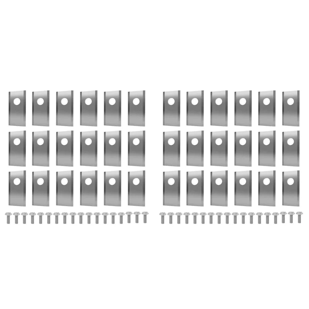 18/36/54/90PCS Blades Replacement Lawn Mower Parts For Worx Landroid Robotic Lawnmower Stainless Steel Cutter Blade Screws Set