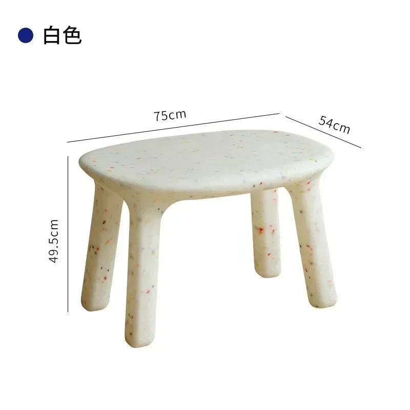 Toddlers Size Oval Shape Plastic White Table Colorful Chairs Set/Colors-White/Blue/Orange/Green/Assembly Required