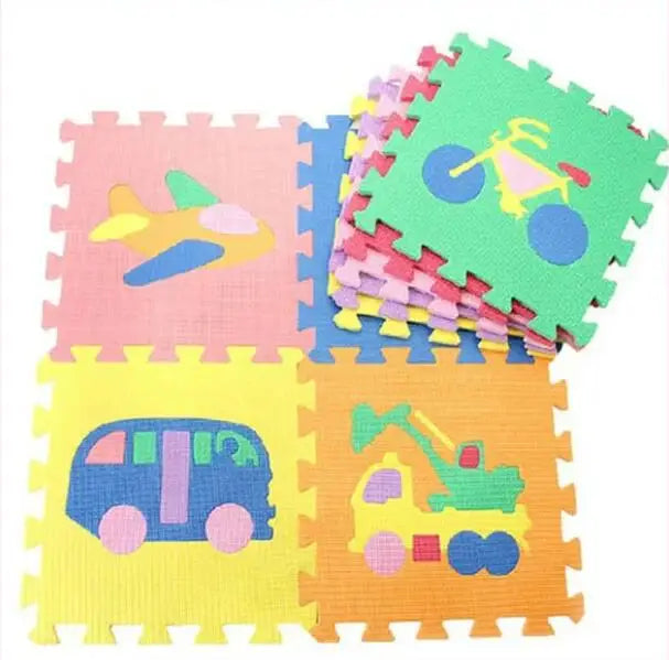 Baby Play Mat Kids EVA Foam Puzzle Carpet 30cmX30cm Interlocking Floor Tiles Educational Alphabet Numbers Activity Game Toys