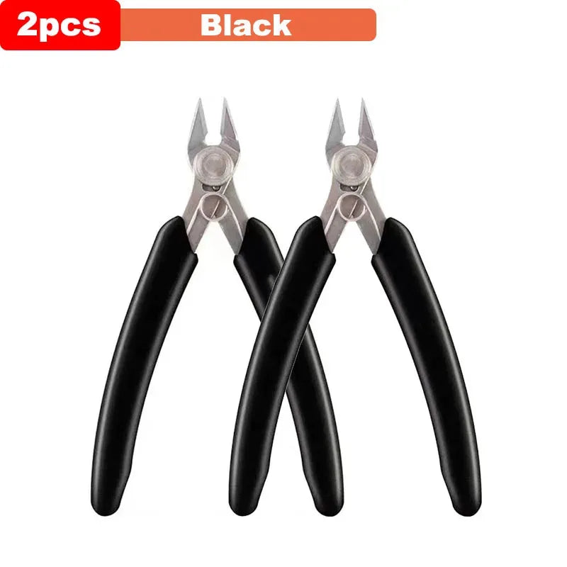 Universal Stainless Steel Pliers DIY Electronic Diagonal Side Cutting Nippers Wire Cable Cutter 3D Printer Parts Hand Tools
