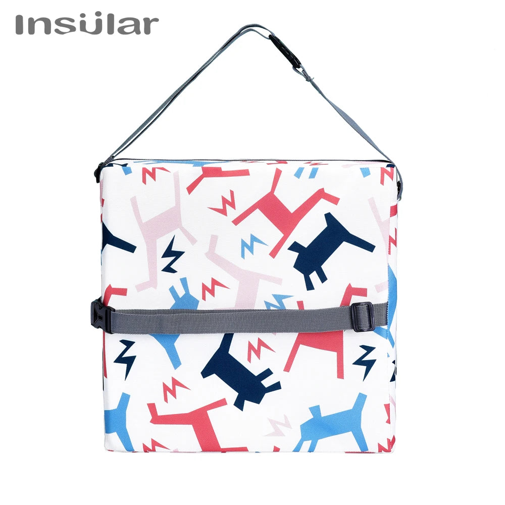 Babies Oxford Fabric Cute Cartoon Design Booster Cushion Seats/Colors-White/Blue/Navy/Rainbow/Floral/Geometric/Multicolor/Animals/Ages: 1-6 Years Old