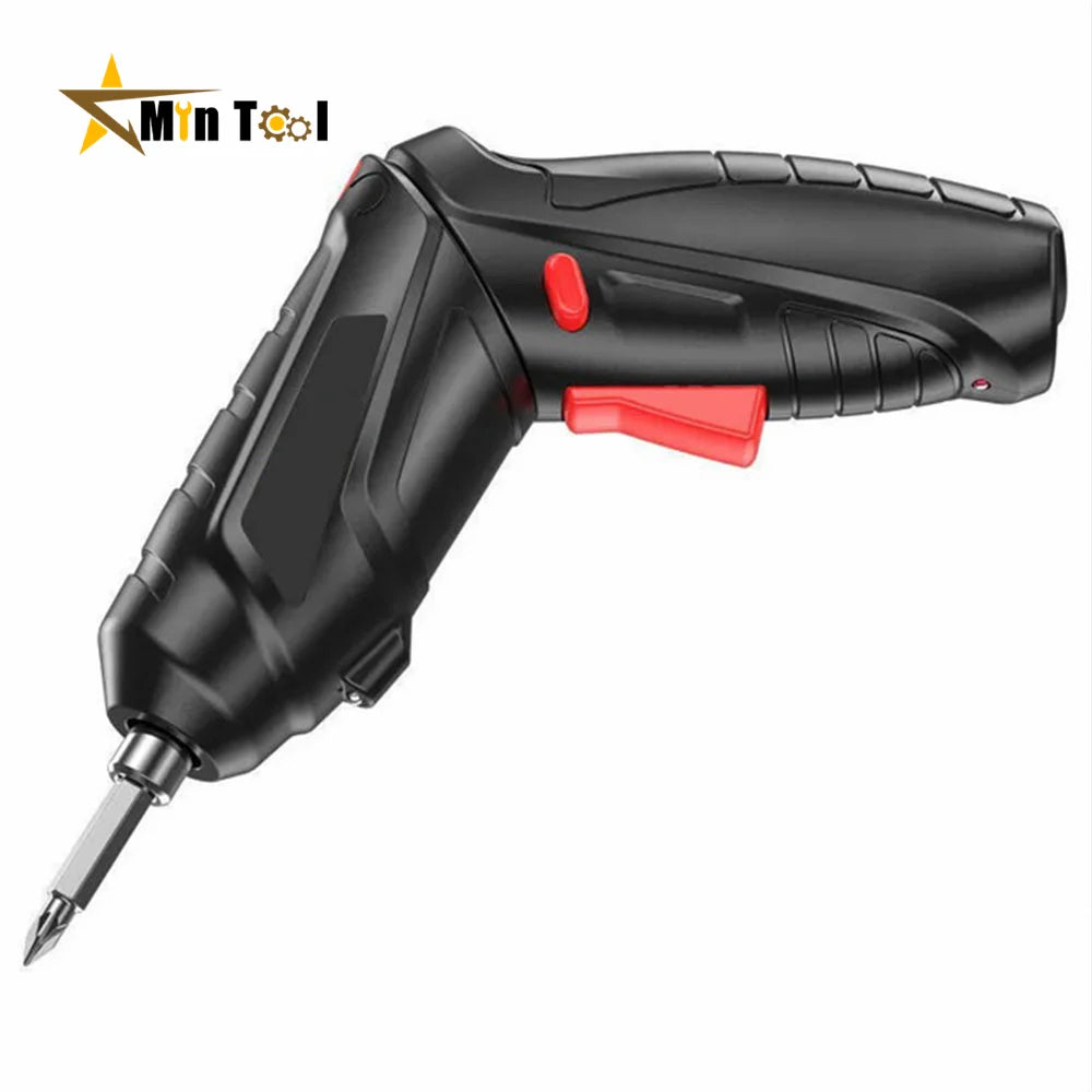 AIDEEPEN Black-Orange-Red Color Customized Electric Battery-Powered Rechargeable USB Port Cordless Powerful Impact Straight Pistol Handle Wireless Screwdrivers