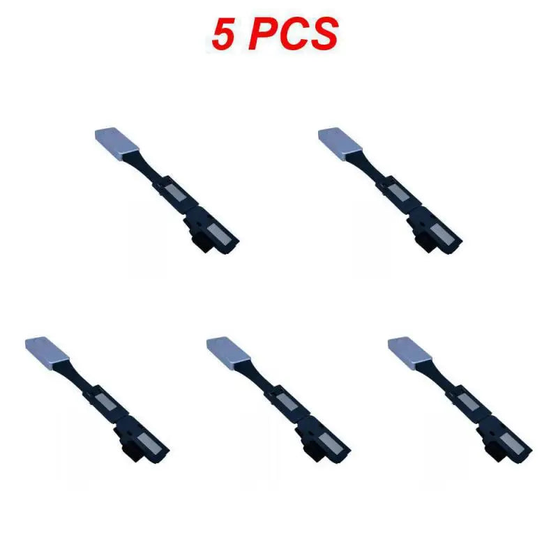 1-5 PCS Set Black LED Adjustable Color Dimming Detachable Flexible Portable USB Rechargeable Bookmark Clip Lights