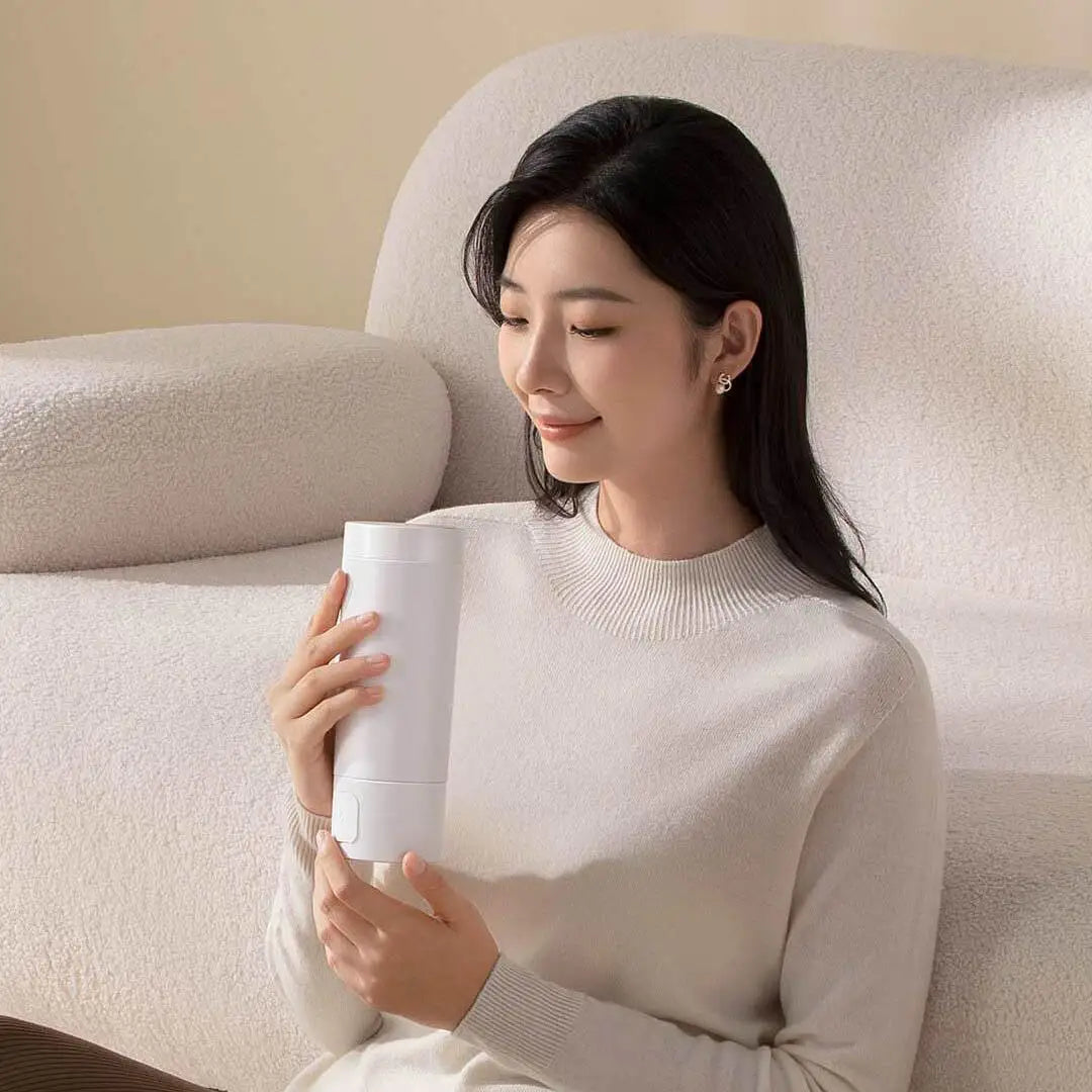 XIAOMI Mijia Stainless Steel Insulated 2 Cup Thermos Portable Fast Electric Kettles/AC-Powered/Colors-White/Black