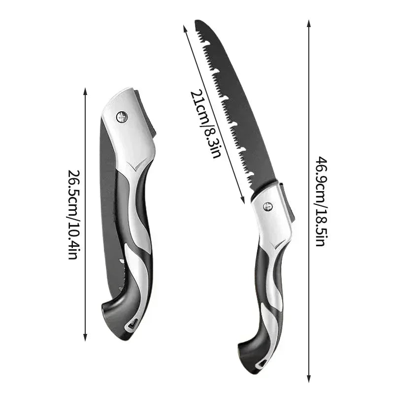 Folding Hand Saw Multifunctional Outdoor Logging Woodworking Folding Portable Garden Camping Pruning Saw Hand Tools