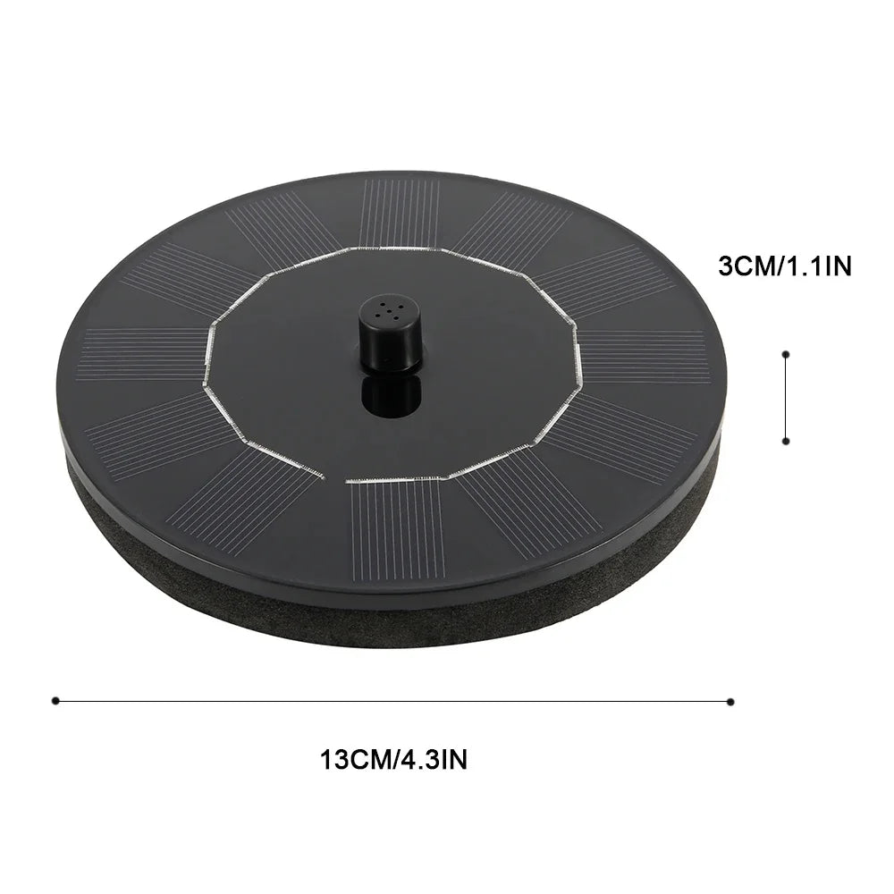 Floating Solar Fountain Pump Solar Panel Bird Baths Water Fountain With 4 Nozzles For Garden Outdoor Water Pool Pond Decor