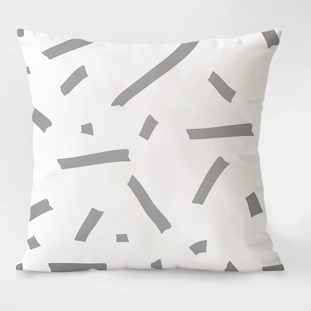 100% Polyester Simple Geometric Print Pillowcases